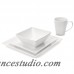 Orren Ellis Cardenas Pure Square 32 Piece Bone China Dinnerware Set, Service for 8 RSSH1001